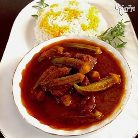 طرز تهیه خورش بامیه طرز تهیه خورش بامیه