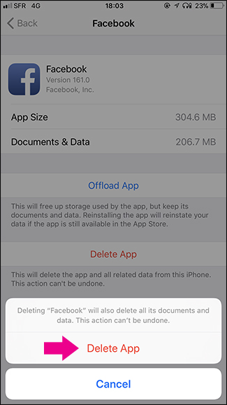 آفلود اپلیکیشن ها در آیفون، ترفند آیفون آفلود اپلیکیشن در iOS, حذف برنامه ها در آیفون