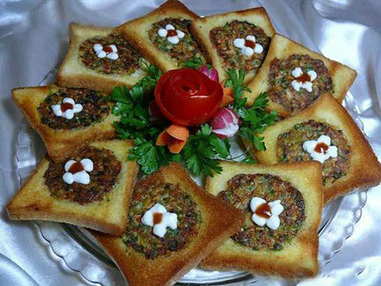 دستور پخت کوکو سبزی و مدلهای تزئین آن دستور پخت کوکو سبزی و مدلهای تزئین آن