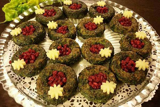 دستور پخت کوکو سبزی و مدلهای تزئین آن دستور پخت کوکو سبزی و مدلهای تزئین آن