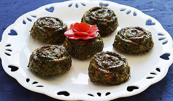 دستور پخت کوکو سبزی و مدلهای تزئین آن دستور پخت کوکو سبزی و مدلهای تزئین آن