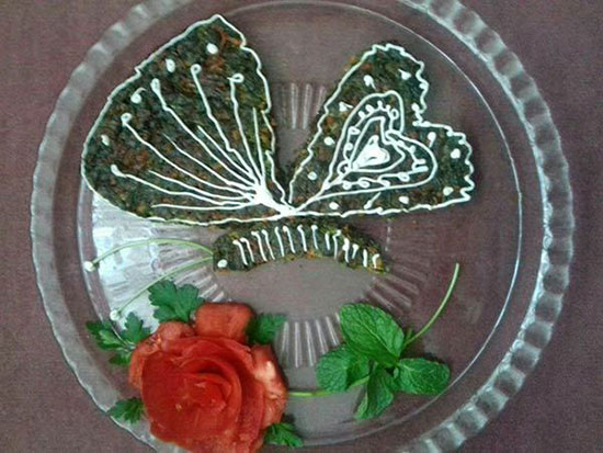 دستور پخت کوکو سبزی و مدلهای تزئین آن دستور پخت کوکو سبزی و مدلهای تزئین آن