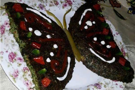 دستور پخت کوکو سبزی و مدلهای تزئین آن دستور پخت کوکو سبزی و مدلهای تزئین آن