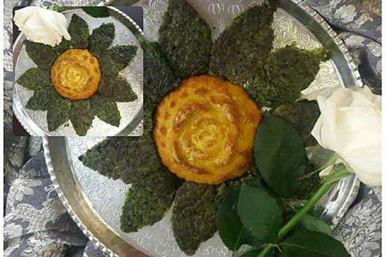 دستور پخت کوکو سبزی و مدلهای تزئین آن دستور پخت کوکو سبزی و مدلهای تزئین آن