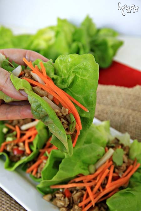 کاهوپیچ بوقلمون؛ یک غذای سالم و خوشمزه کاهوپیچ بوقلمون؛ یک غذای سالم و خوشمزه