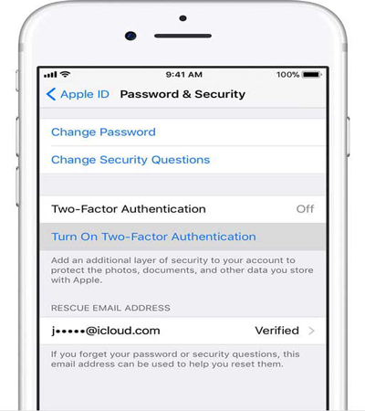 باز کردن اکانت icloud از طریق شماره سریال، حذف اکانت icloud بدون رمز افزایش امنیت اکانت اپل، تایید دو مرحله ای iCloud
