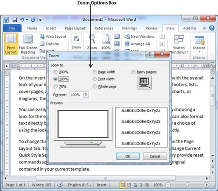 کوچکنمایی در مایکروسافت ورد، مایکروسافت Word 2010 ترفندهای ورد, آموزش گام به گام مایکروسافت ورد